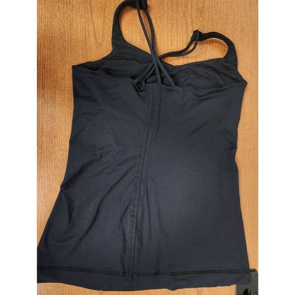 Lululemon Free To Be Tank Luxtreme Built In Bra solid black size 6 original - Picture 3 of 5